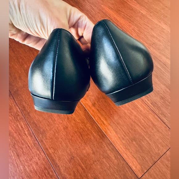 Final Price Khaite Marfa Black Leather Slip on Loafer Flat Shoes Eu 38.5 US 8.5 - Picture 11 of 17